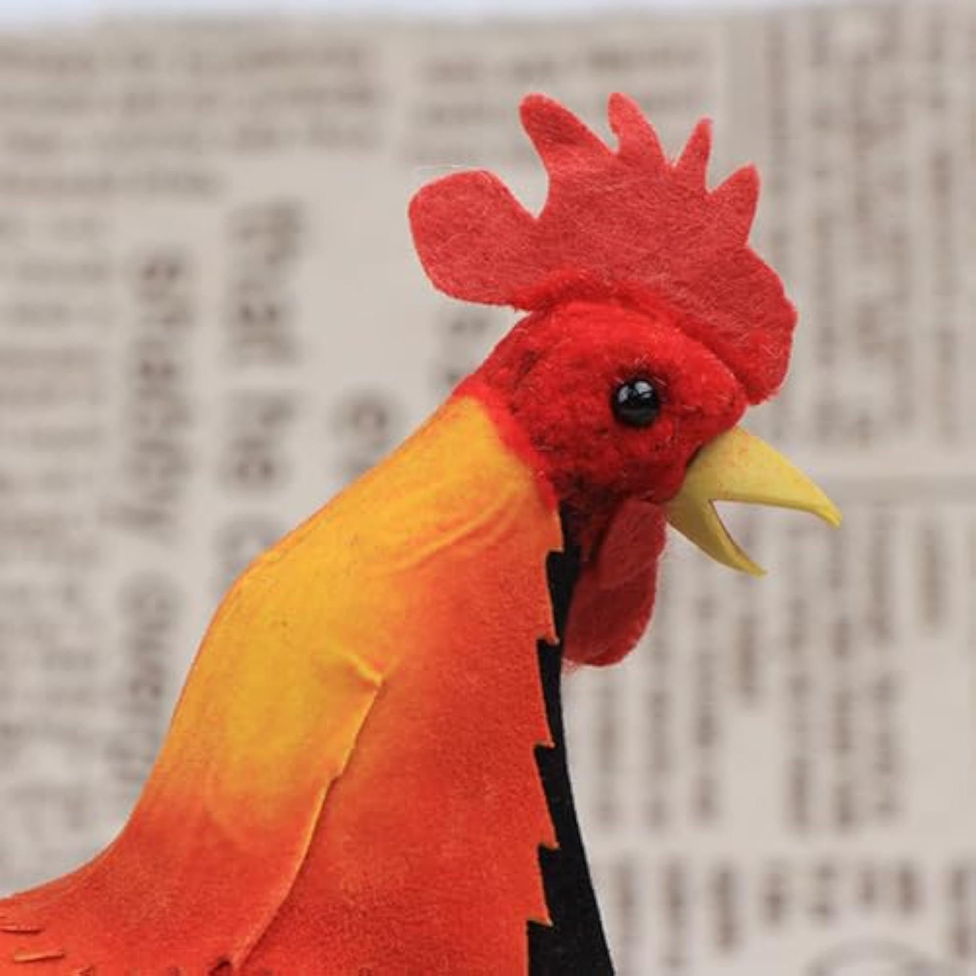Simulation Foam Rooster Model for Home Decoration
