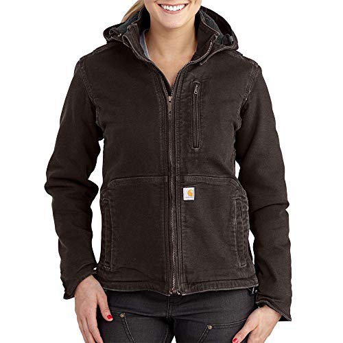 Carhartt レディース フルスイング Caldwell ジャケット (レギュラーおよびプラスサイズ) US サイズ: 3X-Large Plus カラー: ブラウン（Amazon）