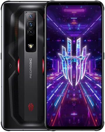 REDMAGIC 7 165Hz Gaming Phone with 6.8" Screen and 64MP Camera, 5G Android Smartphone with Snapdragon 8 Gen 1 and 12GB RAM+128GB ROM, 4500mAh Battery and US Version Factory Unlocked Cell Phone Black