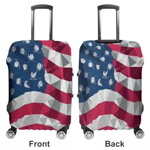 Carry On Luggage Cover Red Blue White American Flag (17) Anti Scratch Travel Luggage Covers for Suitcase Anti-Scratch Travel Suitcase Cover3
