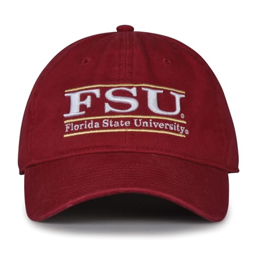 NCAA Florida State Seminoles Unisex Classic Relaxed Twill Hat, Cardinal, Adjustable