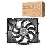 Torchbeam Engine Cooling Radiator Fan Assembly for BMW Models 323i 2006-2011, 325i 2006, 325xi 2006, 328i 2007-2013, 328i xDrive 2009-2013, 328xi 2007-2008, 330i 2006, 330xi 2006, 128i 621195