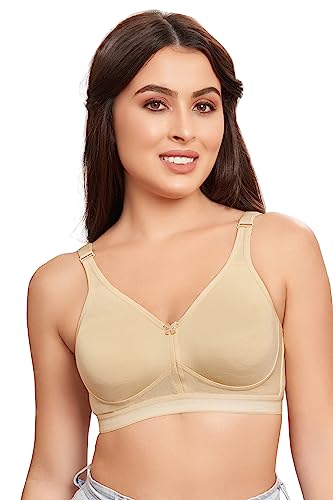 Image of MAROON 419 Women Cotton Blend Long Lasting Magical Lift T Shirt Bra Non-Wired and Non Padded, Seamless and Full Coverage