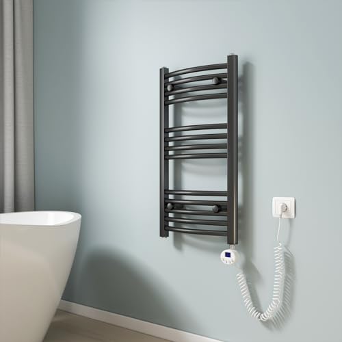 EMKE Radiador Toallero Eléctrico para Baño,75 x 40 cm, Secatoallas