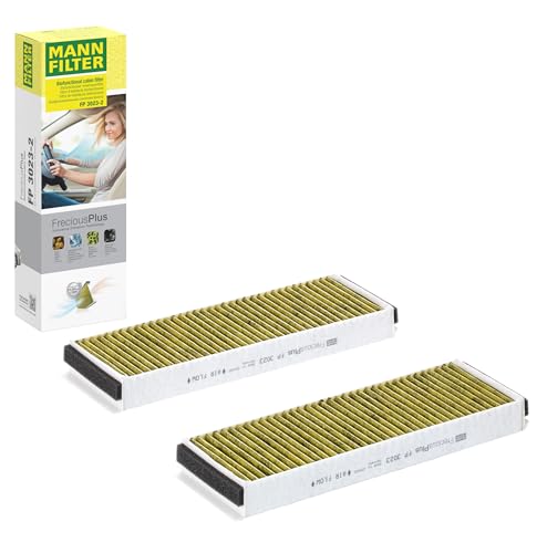 MANN-FILTER Fp 3023-2 Filtro Aria Cabina - Freciousplus Filtro Antipolline Biofunzionale - (Set Da 2) Per Autovetture + Veicoli Commeriali