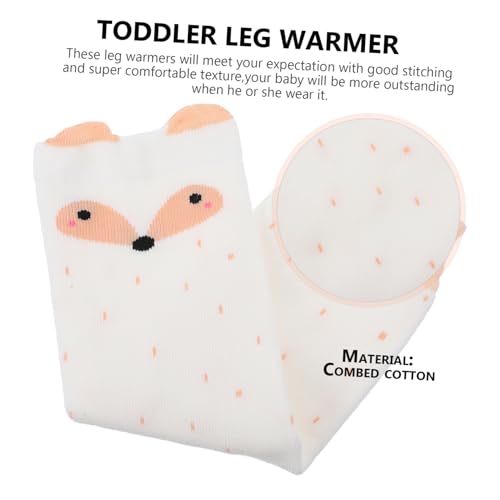 GALPADA Thick Cartoon Knee Pad Warmer for Non Slip Breathable Leg Protection Socks Elastic Winter Pads with Fox Design for Boys2