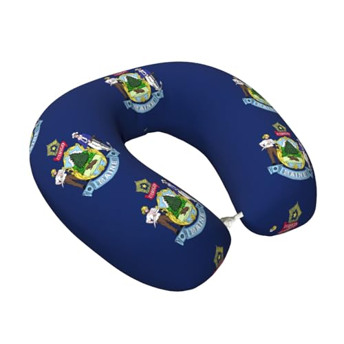 Almohada de Viaje de Fibra de Poliéster Tamaño Único miniatura 2
