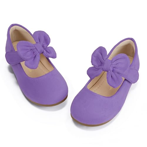 Image of PANDANINJIA Toddler Dress Shoes Flower Girls Ballet Flats
