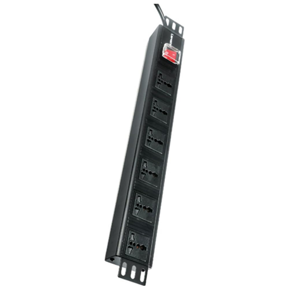 LT-20U1-06AHBCMB - 6 way PDU - Universal Sockets with UK Plug