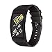 NotoCity Compatible Gear Fit2 Pro Band Solft Silicone Gear Fit2 Watch Strap for Gear Fit2 Pro Smartwatch Bands(Black, Small)