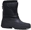 Groundwork Mens Ladies Unisex Black Horse Riding Yard Water Resistant Stable Walking Rain Snow Winter Ski Wellies Wellington Warm Farm Mucker Boots UK 4-12 (Black Pu, 7 UK, numeric_7) #4