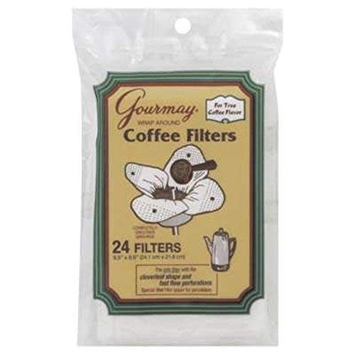 Gourmay Wrap Around Coffee Filter For Percolator 4 Packages Of 24 Filters #TOP1
