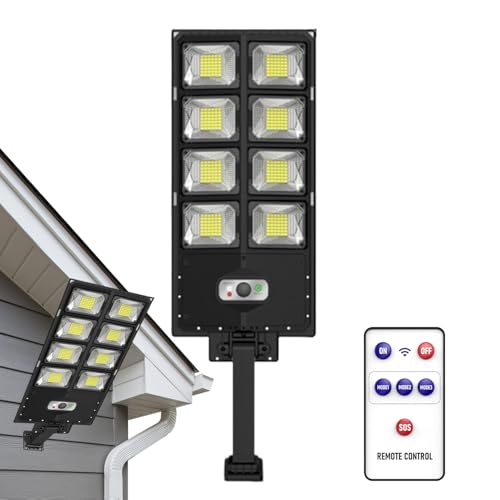 Lumières solaires pour allées éliminez les zones sombres du jardin grâce à la télécommande
