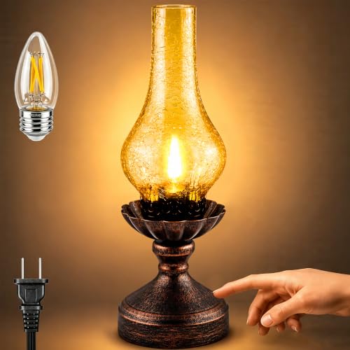 LEDIKON Vintage Touch Table Lamp