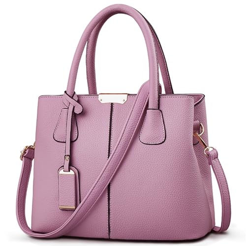 Sac de messager femme étanche et grand sac fourre tout en cuir PU noir