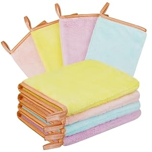 Grbain Mikrofaser Waschlappen Set 8 Stück