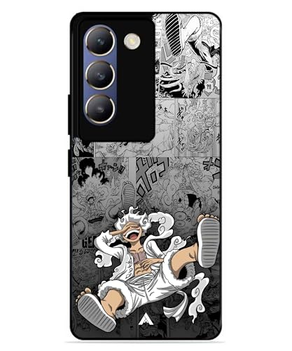 Image of Premium Anime 2 Case for Vivo T3 (Glossy Finish) Soft-Touch Metal TPU Back Cover, Shockproof, Designer, Aesthetic Mobile Phone Case