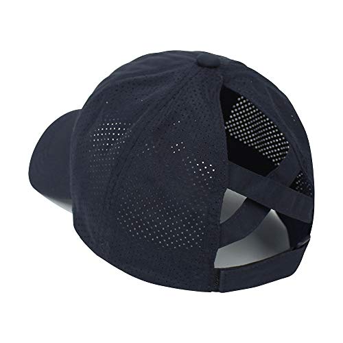 Image of Quick Dry Fit Baseball Cap - Water Repellent Sun Hat for Fishing, Running, Hiking, Golf, Surfing, Sailing, Boating