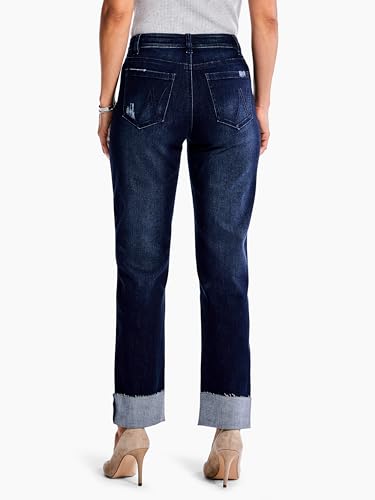 NIC+ZOE Women's Petite 26" Mid Rise Boyfriend Jeans4