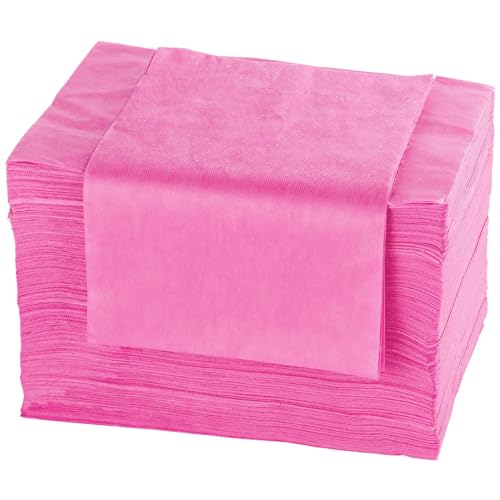 Image of 100PCS Disposable Massage Table Sheets, 71 inch x 31.5 inch Disposable Massage Bed Covers, Breathable Non-Woven Fabric Bed Sheets, Single Use Hygiene Sheet for SPA,Beauty Salons,Hotels (Pink, 71 inch x 31.5 inch)