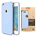 TORRAS [Love Series iPhone 6S Plus Case/iPhone 6 Plus Case, Liquid Silicone Rubber Gel Soft Microfiber Cushion Shockproof Case Compatible with iPhone 6 Plus/iPhone 6S Plus, Light Blue