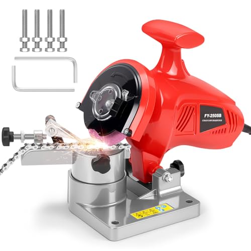 Afiador de Correntes, Afiador de Motosserra, Corrente Motosserra, 110V, PotêNcia 220W, Pode Ser Ajustado Em âNgulo de 0-35°