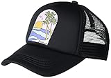 Billabong Girls' Big Classic Shenanigans Adjustable Trucker Hat, Black/Multi, ONE