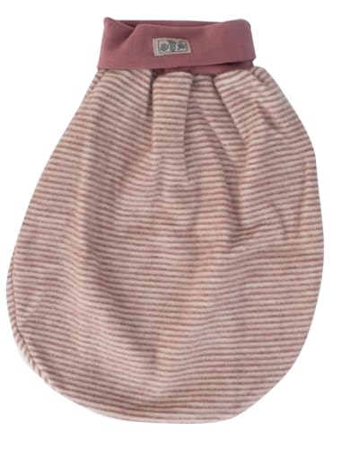 Lilano Wickelsack aus Schurwolle, Gestreift Orange, Pucksack für...