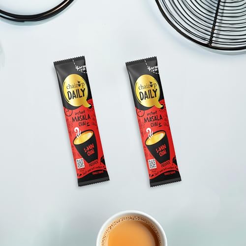 Image of Chaizup Daily 1 Min Instant Masala Premix Tea - 36 Sachets | Masala Flavours | 36 Servings | 504g