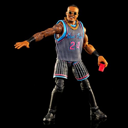 Image of Mattel WWE Montez Ford Elite Collection Action Figure with Accessories, Articulation & Life-like Detail, Collectible Toy, 6-inch
