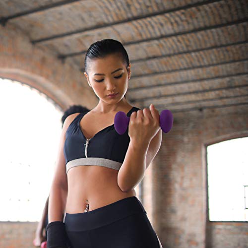 ABOOFAN 2 unidades de equipamento profissional de fitness doméstico com halteres em formato de coraç