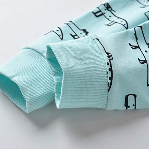Image of Toddler Infant Baby Boy Clothes Animal Style Long Sleeve Hoodie Tops Sweatsuit Pants Outfit Set