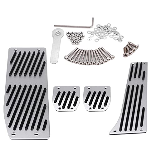 【CAMPO DI APPLICAZIONE】: questo kit pedale per auto ha un'elevata praticabilità, che è un accessorio ideale per i veicoli con cambio manuale. È adatto per BMW 1/3/5/7 / X1 Serie E30 E32 E34 E36 E38 E39 E46 E87 E90 E91 E92.