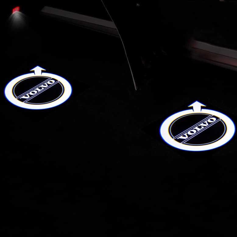 2 Stuks Led Auto Rdesign Logo Deur Laser Welkomstlicht Ghost Projector Licht Voor Volvo S60 S60 S80 S80l S90l Xc90 V40 V60 V90 Xc60