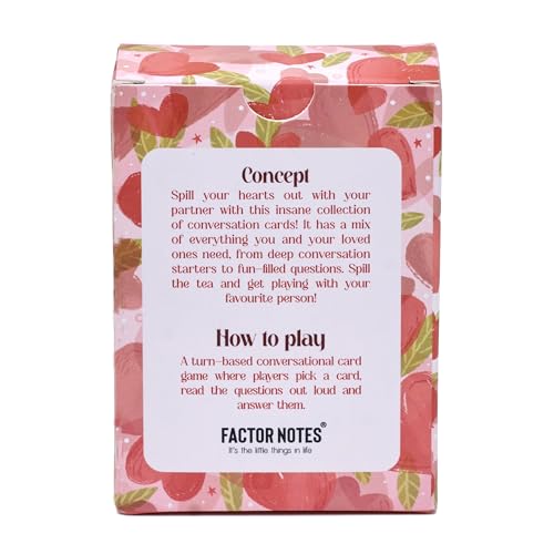 Image of FACTOR NOTES Couple Conversation Cards: Say It With Love
