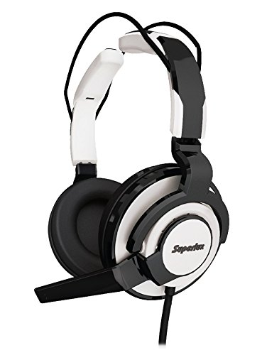 Hmc-631 Superlux Casque de Gaming Professionnel Blanc