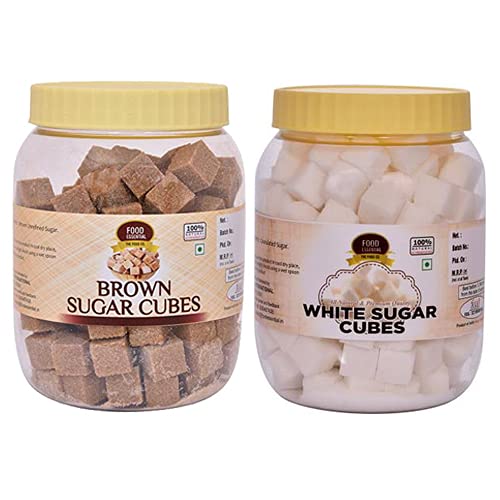 Food Essential Combo Pack of White Sugar Cubes and Brown Sugar Cubes 350 gm. Each (B09DTHH6F2) Amazon Price History, Amazon Price Tracker