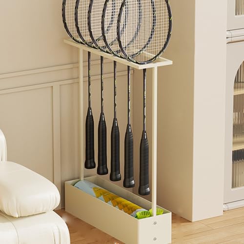 Support de rangement raquettes de badminton pour éviter le désordre