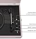 Crosley Voyager Plattenspieler mit 2 Lautsprecher, Bluetooth In & Out und AUX - 3 Speed Retro Schallplattenspieler - Für 7, 10 und 12 Vinyl - Tragbar mit Integriertem Koffer - Amethyst