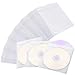 Produktbild PUDSIRN 600PCS CD DVD-Hüllen, Premium CD Doppelseitige Kunststoffhülle für CD- und DVD-Aufbewahrungsmappen (weiß)