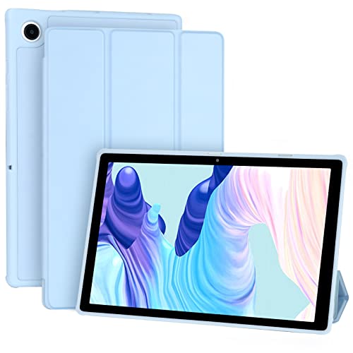 Funda Compatible con Samsung Galaxy Tab A8 10.5"(SM-X200/X205/X207),Múltiples Angulos de Visión, Cubierta Inteligente de Cuero PU Función de Suspensión Automática(Azul) Cover