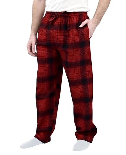 Image of Andrew Scott Men's Flannel Drawstring Pajama Pants | Plush Flannel Fleece | Pockets | Drawstring