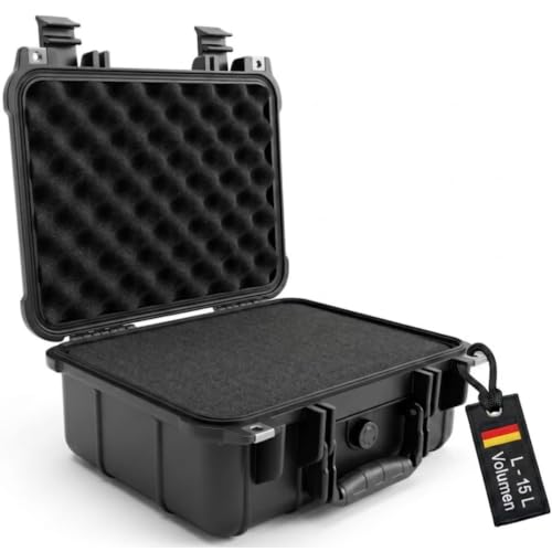 Maletín Universal de Fotos Con Espuma - Maletín de Transporte Para Cámara, Pistola y Más - Plástico, Pequeño y Grande