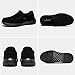 OrthoComfoot Orthopedic Walking Shoes for Mens, Comfortable Orthotic Slip-Ons with Arch Support for Driving, Cushion Breathable Loafers for Foot and Heel Pain Relief Black Size 10.5