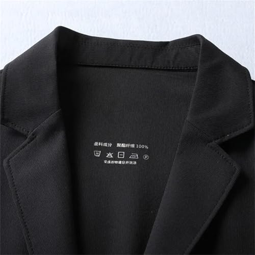 Men's Casual Fashion Korean-style Business Solid Color Breathable Lightweight Clothing Blazer3