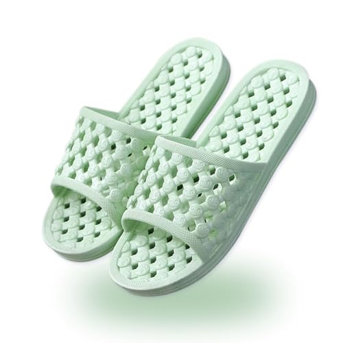 Image of AYYDMY Quick Drying Shower Slippers for Women Men, Non Slip House Shoes Cushioned Thick Sole Bathroom Sandals Indoor Outdoor Soft Platform Sandals for Living Room, Shower, Pool, Beach, SPA, Gym