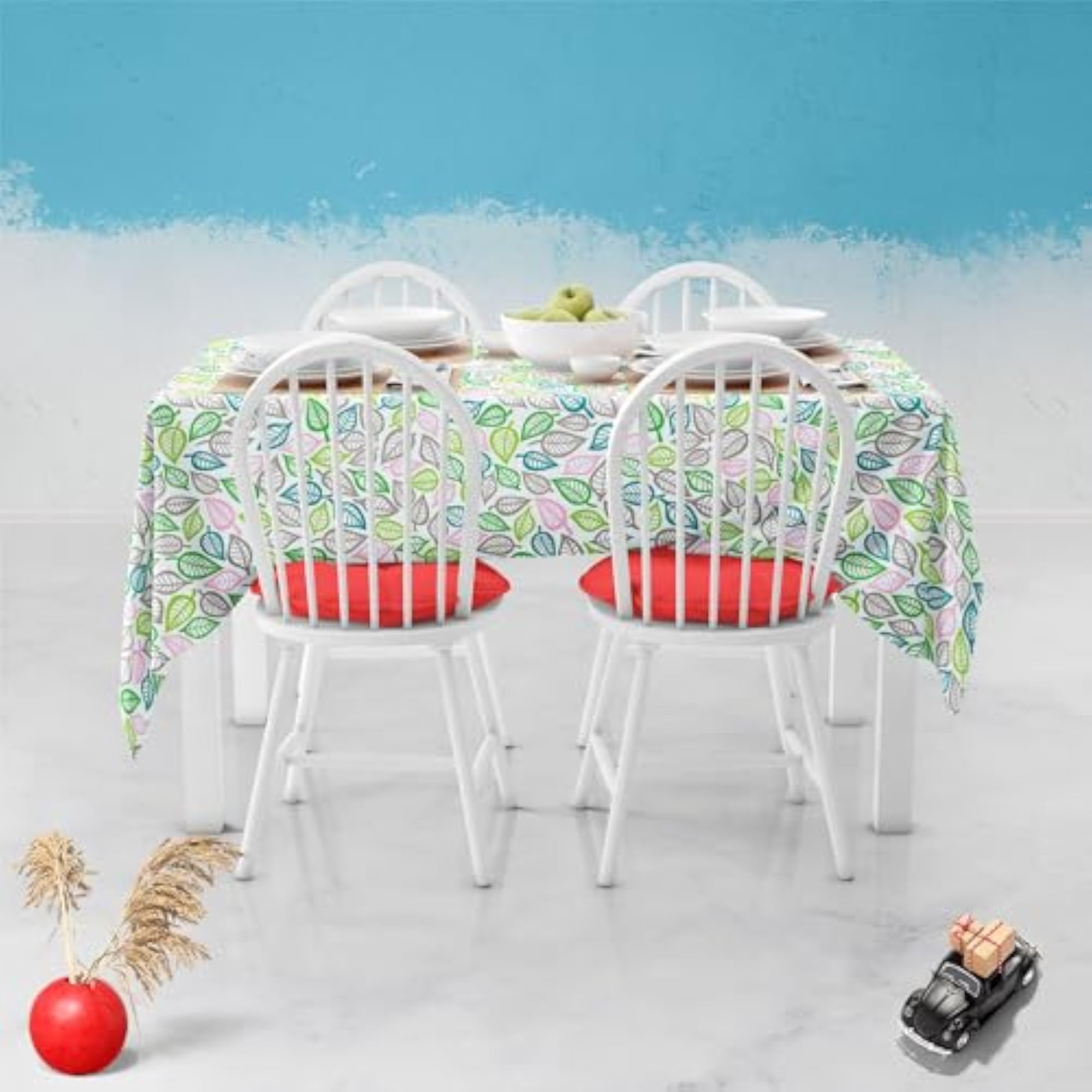 Summer Leaf Table Cloth Cover for Dining & Center Table