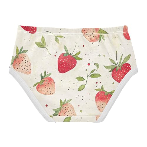 GuoChe Cotton Panties Underwear for Daily Wear Briefs Underwear for Girls in Sizes 2T,3T, 4T, 5T, 6Y and 8Y2