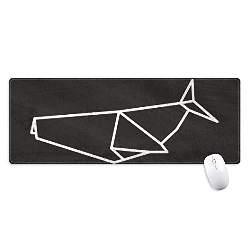 Tapis de souris Origami géométrique pour un bureau moderne inspirant