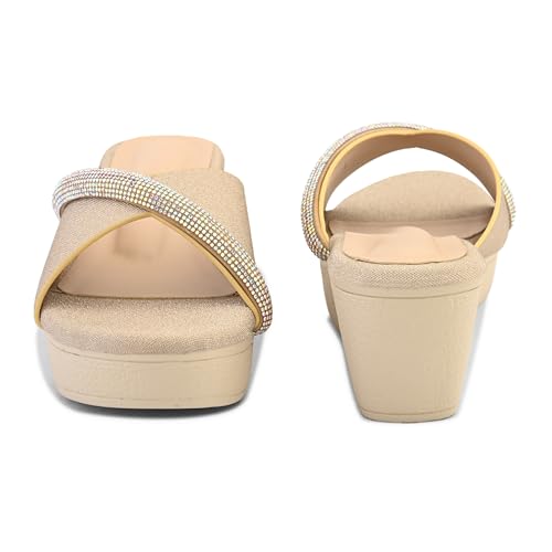 Image of Centrino Women's Sandals | Soft Cushioned Footbed for Extra Comfort | Stylish & Elegant Look for Ladies | Fashionable & Durable Sandal Comfort & Quality (9417)